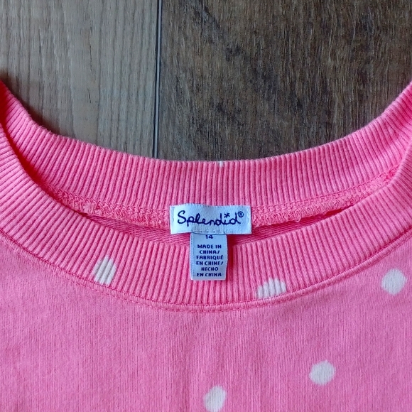 Splendid Short Sleeve Tee Girls Size 14 - Picture 3 of 3